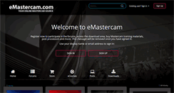 Desktop Screenshot of emastercam.com